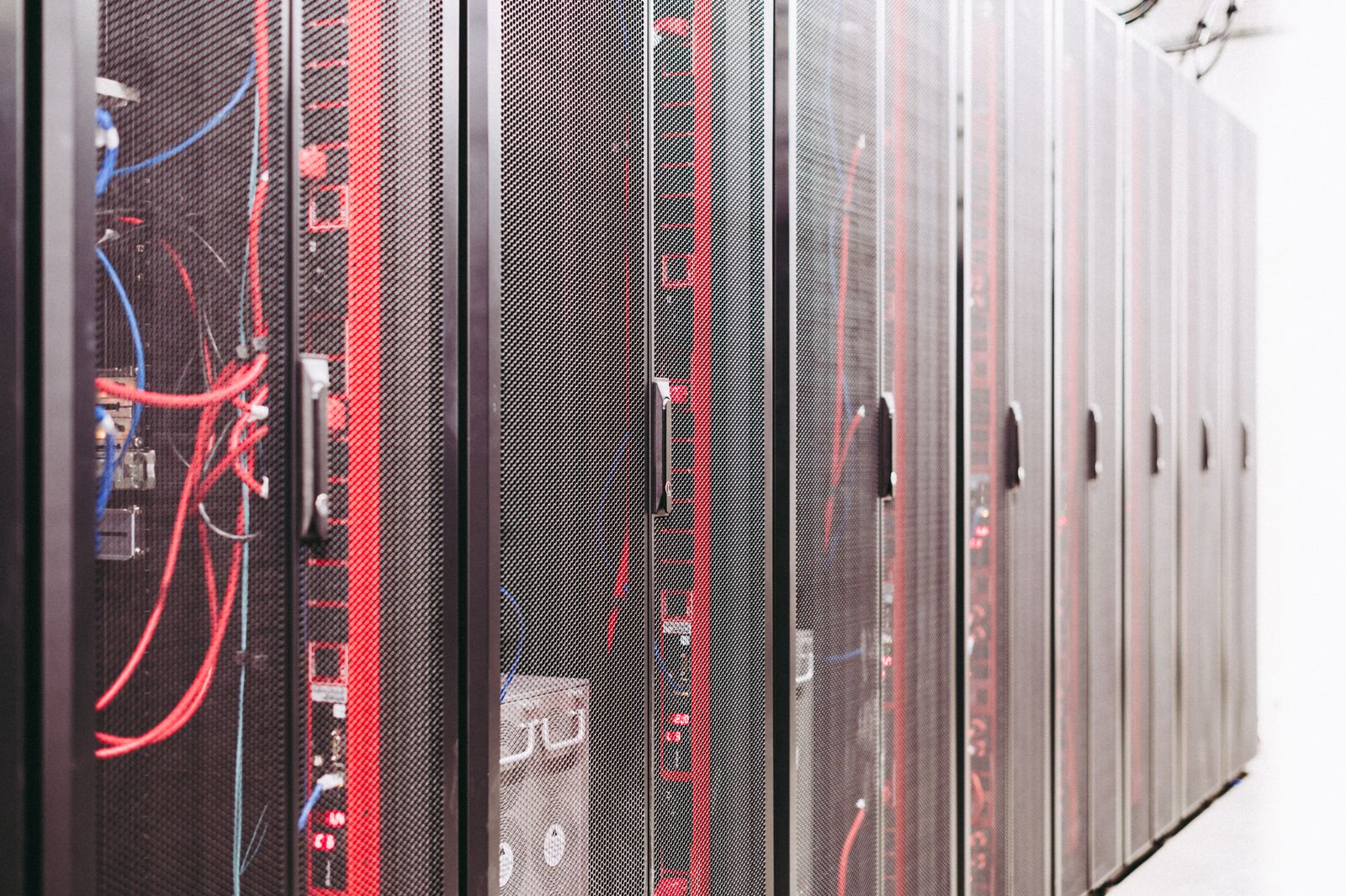 Server racks and network infrastructure