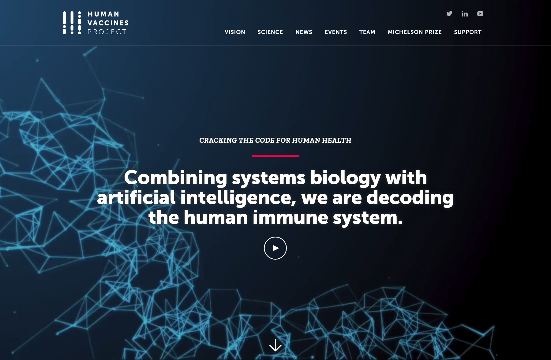 Human Immunome Project website by SeddCo