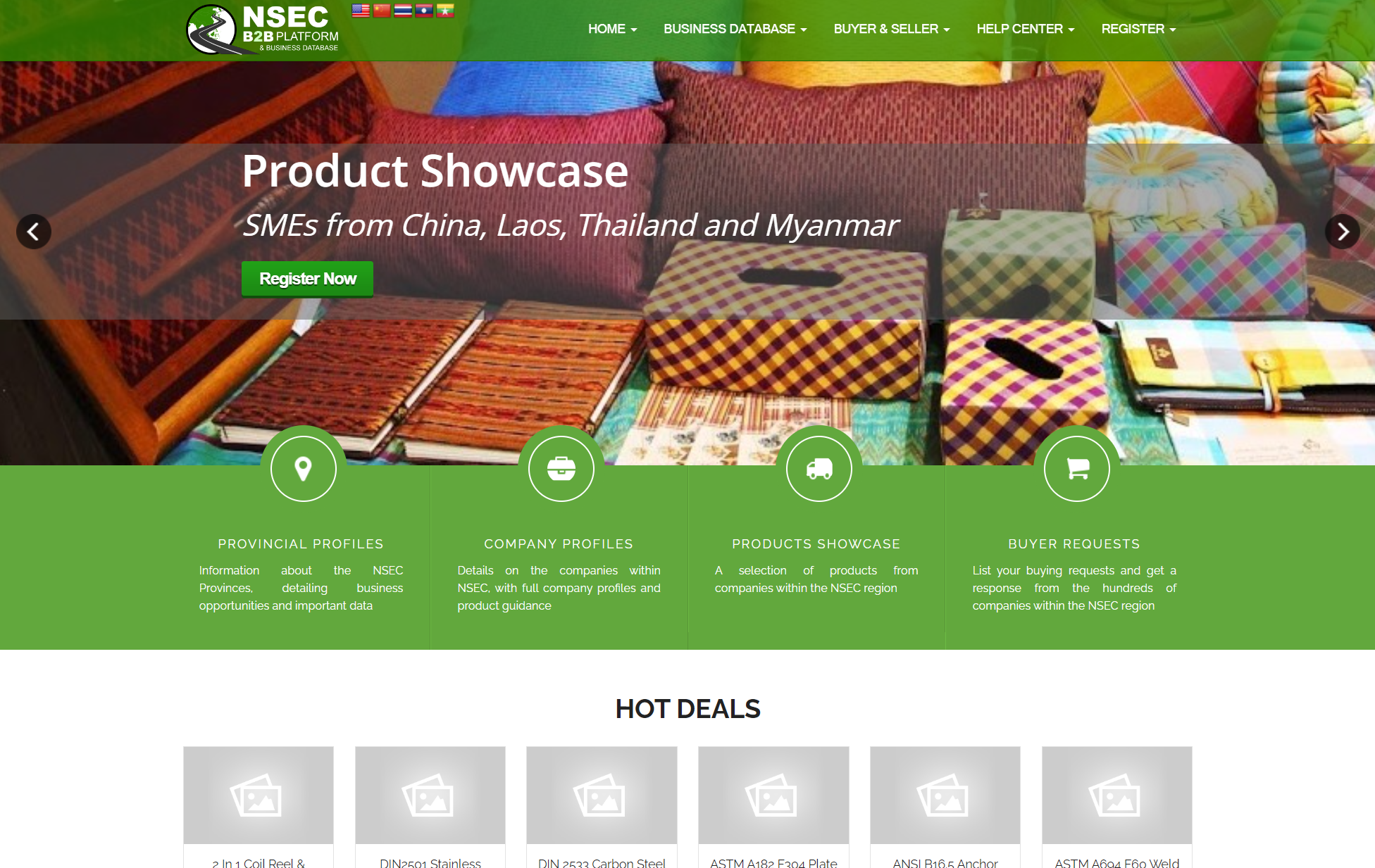 NSEC Business website by SeddCo