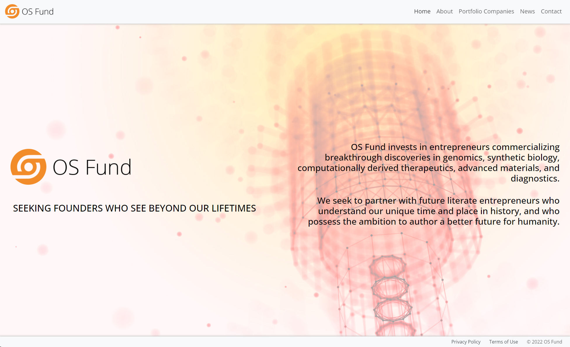 OS Fund website by SeddCo